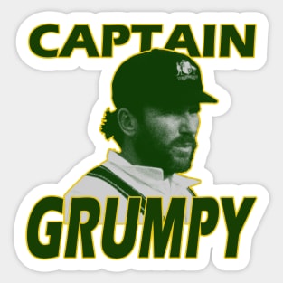 OG CRICKET - Allan Border - CAPTAIN GRUMPY Sticker